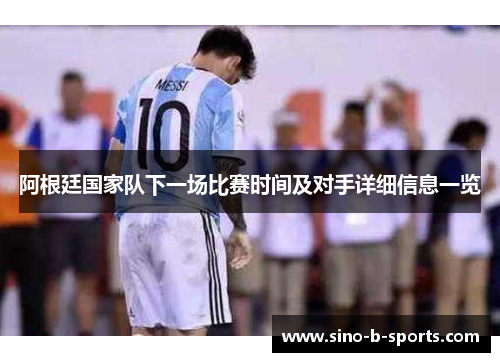 阿根廷国家队下一场比赛时间及对手详细信息一览